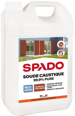 Spado Soude caustique formule pure 99,9% 4kg Online