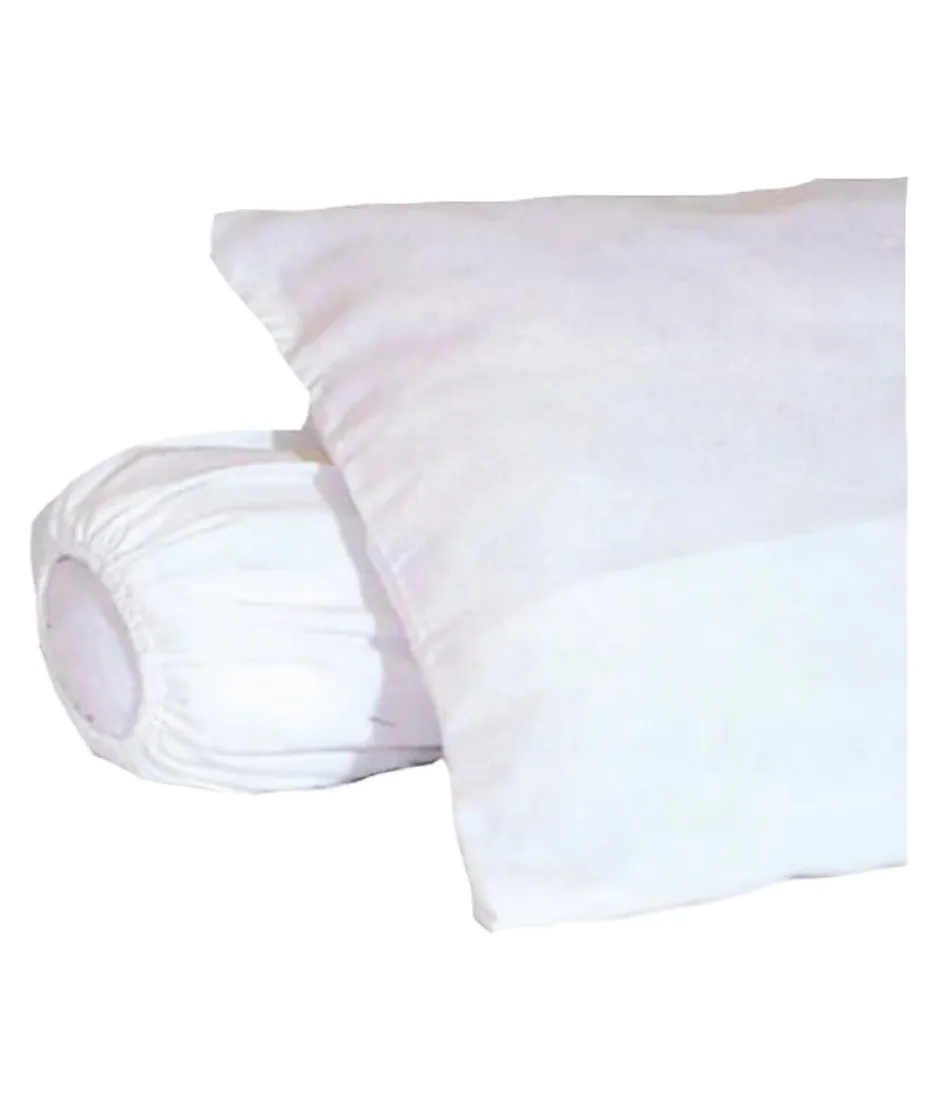Toison d'Or Sous-taie d'oreiller molleton 100% coton gratté 60x60 cm blanc