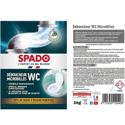 Spado déboucheur WC microbilles 1kg