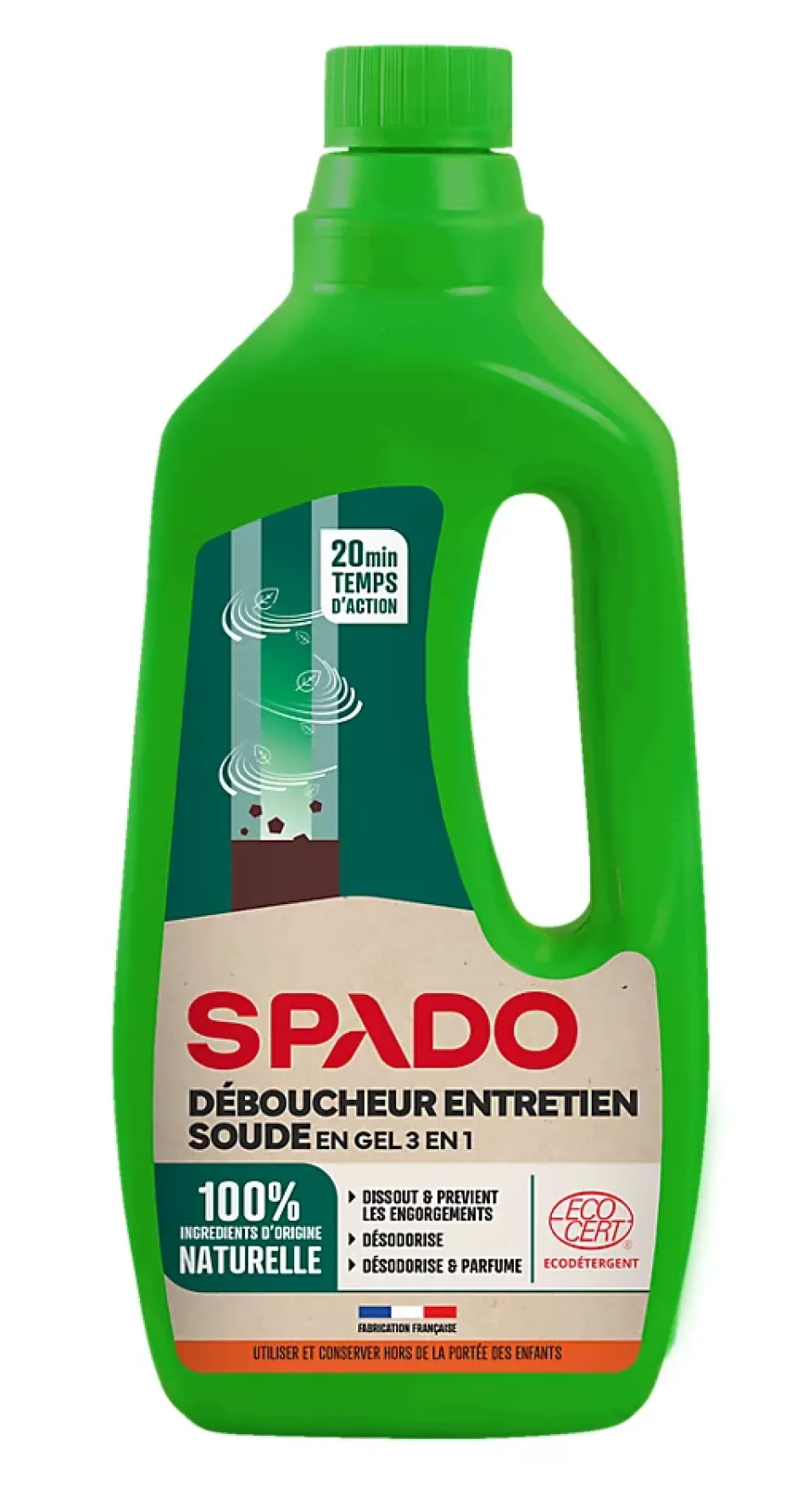 Spado entretien canalisations et déboucheur 3en1 1L Online