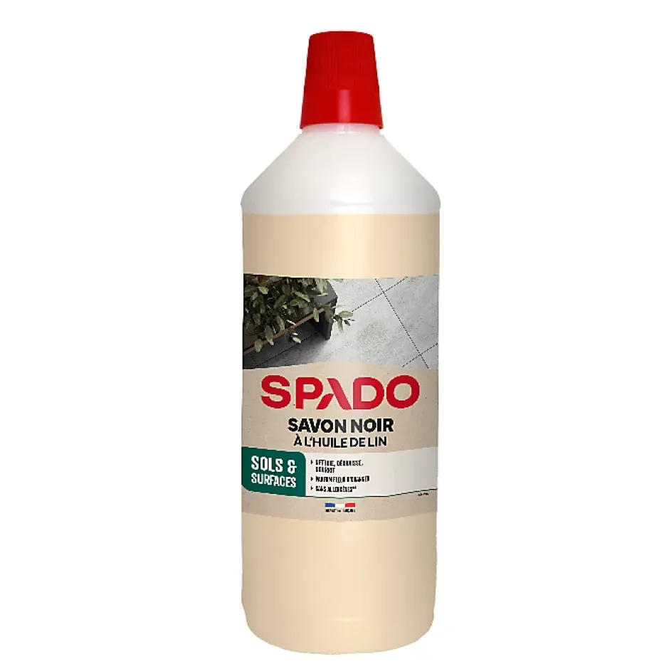 Spado savon noir à l'huile de lin 1l Hot