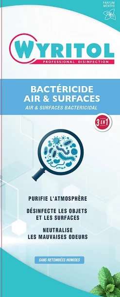 Wyritol Spray purificateur d'air bactéricide air & surfaces 500ml