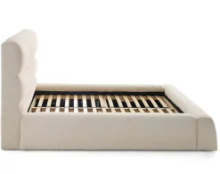 Lisa Design Sunset - lit coffre - 140x190 cm - sommier inclus - en fausse fourrure - Clearance