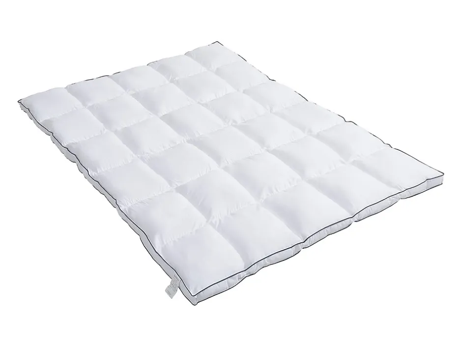 Vente-unique Surconfort de matelas anti-acariens 2 places - 140 x 190 cm - Enveloppe satin 120 fils/cm2 - garnissage 1000gr/m2 - Blanc Best