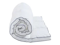 Vente-unique Surconfort de matelas anti-acariens 2 places - 140 x 190 cm - Enveloppe satin 120 fils/cm2 - garnissage 1000gr/m2 - Blanc Best