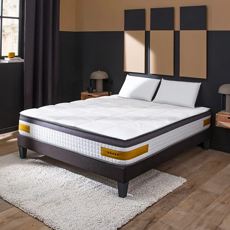 Bellecour Surmatelas 6 cm Tranquilité 180x200 cm Duvet et plumettes de canard neuf Outlet