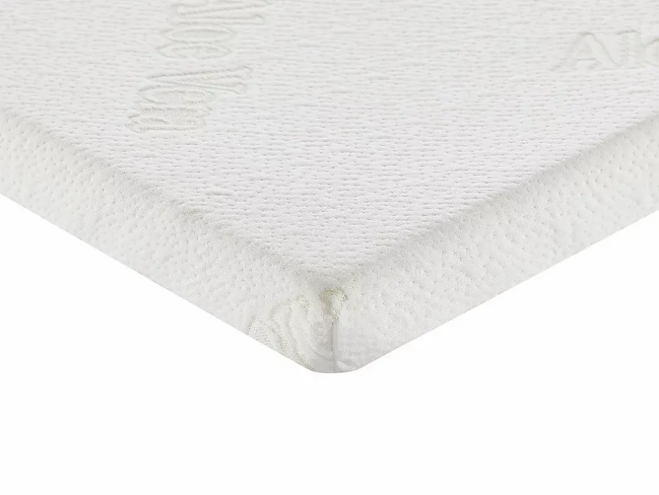 Vente-unique Surmatelas 140 x 190 cm luxe mémoire de forme coutil aloe vera ép.5cm - LACETO de NATUREA Outlet