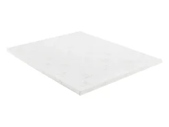 Vente-unique Surmatelas 160 x 200 cm luxe mémoire de forme coutil aloe vera ép.5cm - LACETO de NATUREA