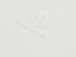 Vente-unique Surmatelas 160 x 200 cm luxe mémoire de forme coutil aloe vera ép.5cm - LACETO de NATUREA