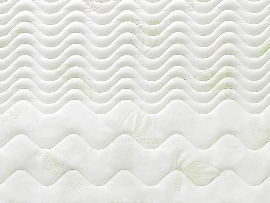 Vente-unique Surmatelas 180 x 200 cm mémoire de forme coutil aloe vera ép.5cm - ANTASSE de NATUREA Discount