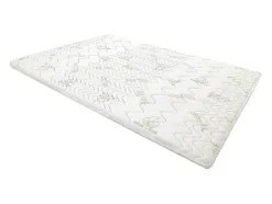 Vente-unique Surmatelas 140 x 190 cm mémoire de forme coutil aloe vera ép.5cm - ANTASSE de NATUREA