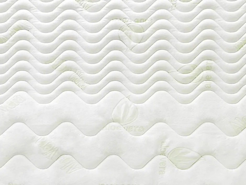 Vente-unique Surmatelas 140 x 190 cm mémoire de forme coutil aloe vera ép.5cm - ANTASSE de NATUREA