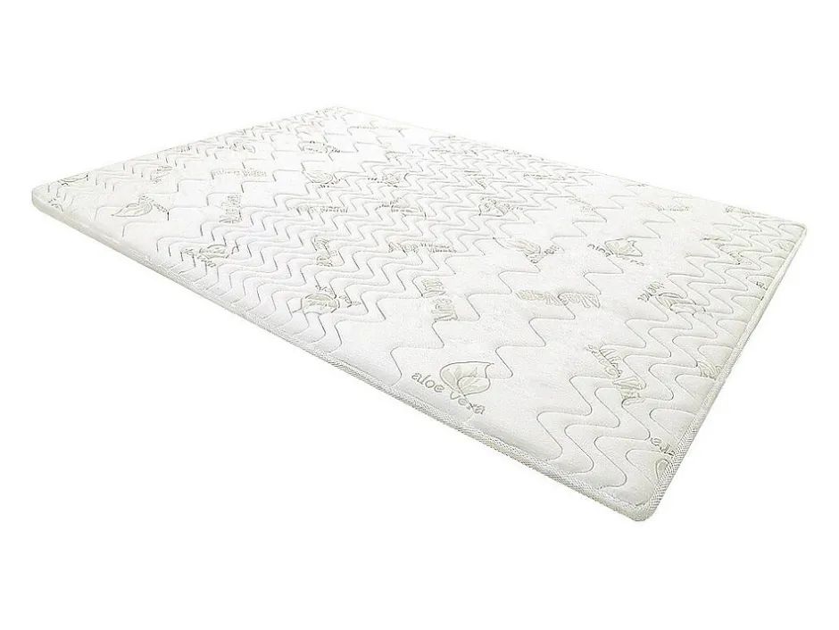Vente-unique Surmatelas 160 x 200 cm mémoire de forme coutil aloe vera ép.5cm - ANTASSE de NATUREA