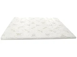 Vente-unique Surmatelas 160 x 200 cm mémoire de forme coutil aloe vera ép.5cm - ANTASSE de NATUREA