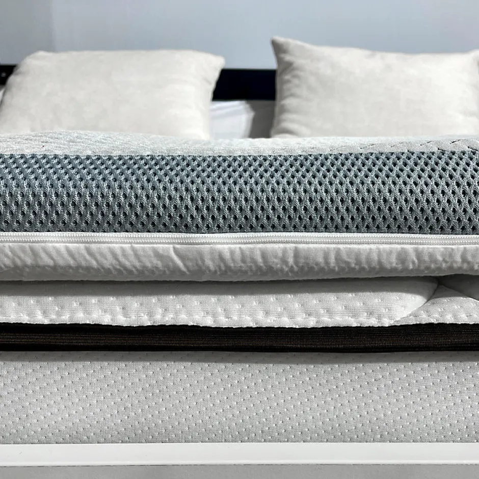 Meubletmoi Surmatelas 180 x 200 cm mousse mémoire de forme et gel AirFeel™ - LUNA