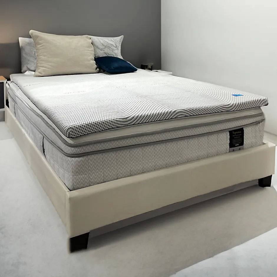 Meubletmoi Surmatelas 180 x 200 cm mousse mémoire de forme et gel OXYGEL™ - HYPNOS