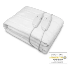 Medisana Surmatelas chauffant King Size - HU 676 XXL - 2 éléments de commande, 150 x 160 cm, 4 réglages de températures, lav Clearance