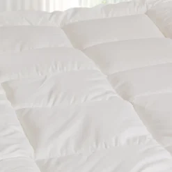 Sensei Maison Surmatelas de confort 3 cm percale de coton 700 g/m² 140x190 cm CONFORT SOFT