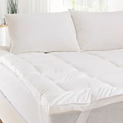 Sensei Maison Surmatelas de confort 5 cm percale de coton 1100 g/m² 180x200 cm COZY CONFORT