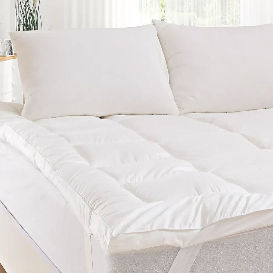 Sensei Maison Surmatelas de confort 5 cm percale de coton 1100 g/m² 90x190 cm COZY CONFORT Clearance