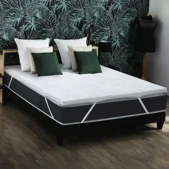 Idliterie Surmatelas déhoussablatex 60 kg 3 zones confort 160x200