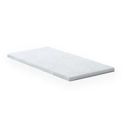 Idliterie Surmatelas déhoussable mousse à mémoire forme 50kg/m3 80x200