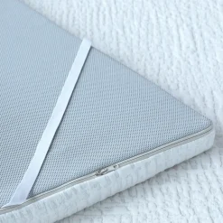 Idliterie Surmatelas déhoussable mousse à mémoire forme 50kg/m3 80x200