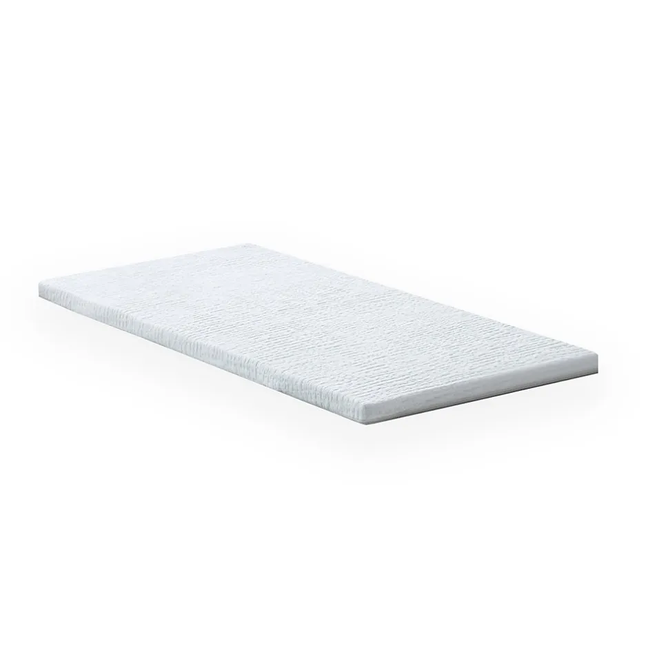 Idliterie Surmatelas déhoussable mousse à mémoire forme 50kg/m3 90x190