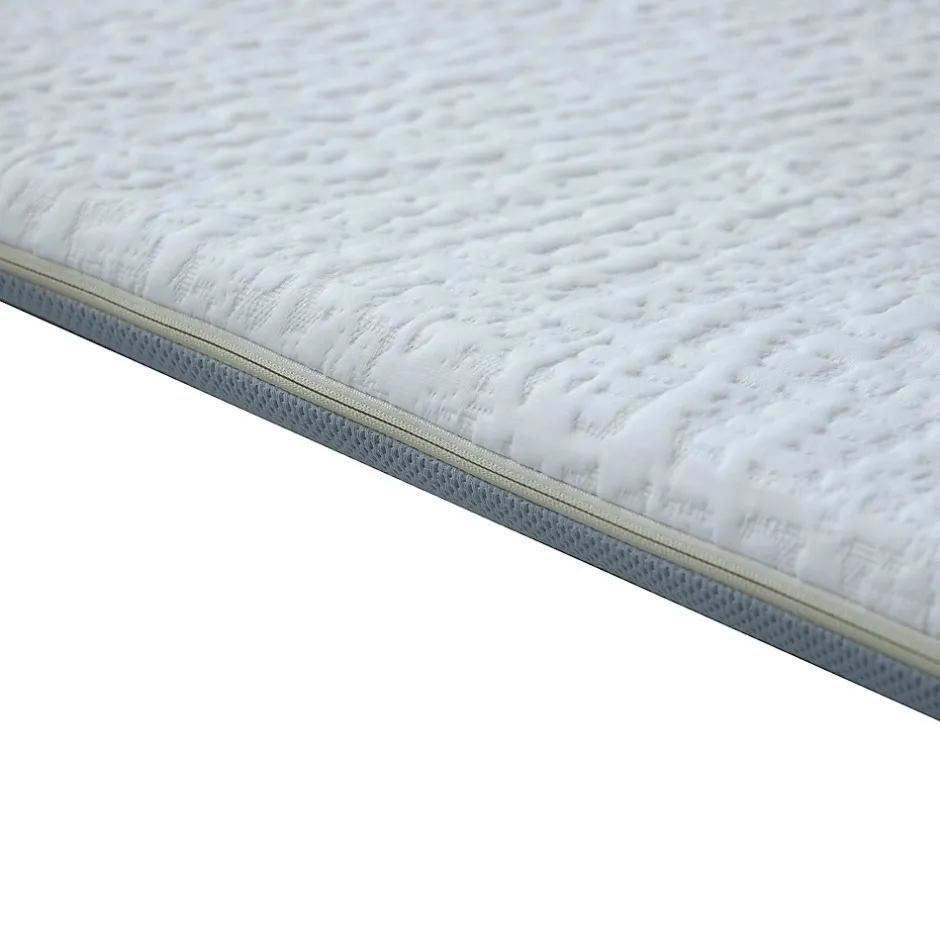 Idliterie Surmatelas déhoussable mousse haute résilience 35kg/m3 7 zones 160x200 Outlet