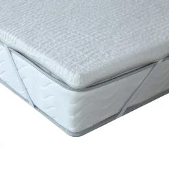 Idliterie Surmatelas déhoussable mousse à mémoire forme 50kg/m3 160x200 Hot