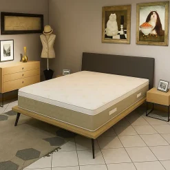 Literie Julien Surmatelas 130x190 6 cm - Déhoussable - Hyper Moelleux - Confort Optimal - Usage Quotidien - Accessoire Literie - SUR MATELAS POLY