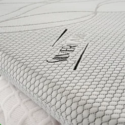 Materassiedoghe Sur-matelas 140x190 - Mousse à Mémoire De Forme - Epaisseur 5 cm - Revêtement Amovible Silver Fresh