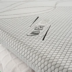 Materassiedoghe Sur-matelas 90x200 - Mousse à Mémoire De Forme - Epaisseur 5 cm - Revêtement Amovible Silver Fresh