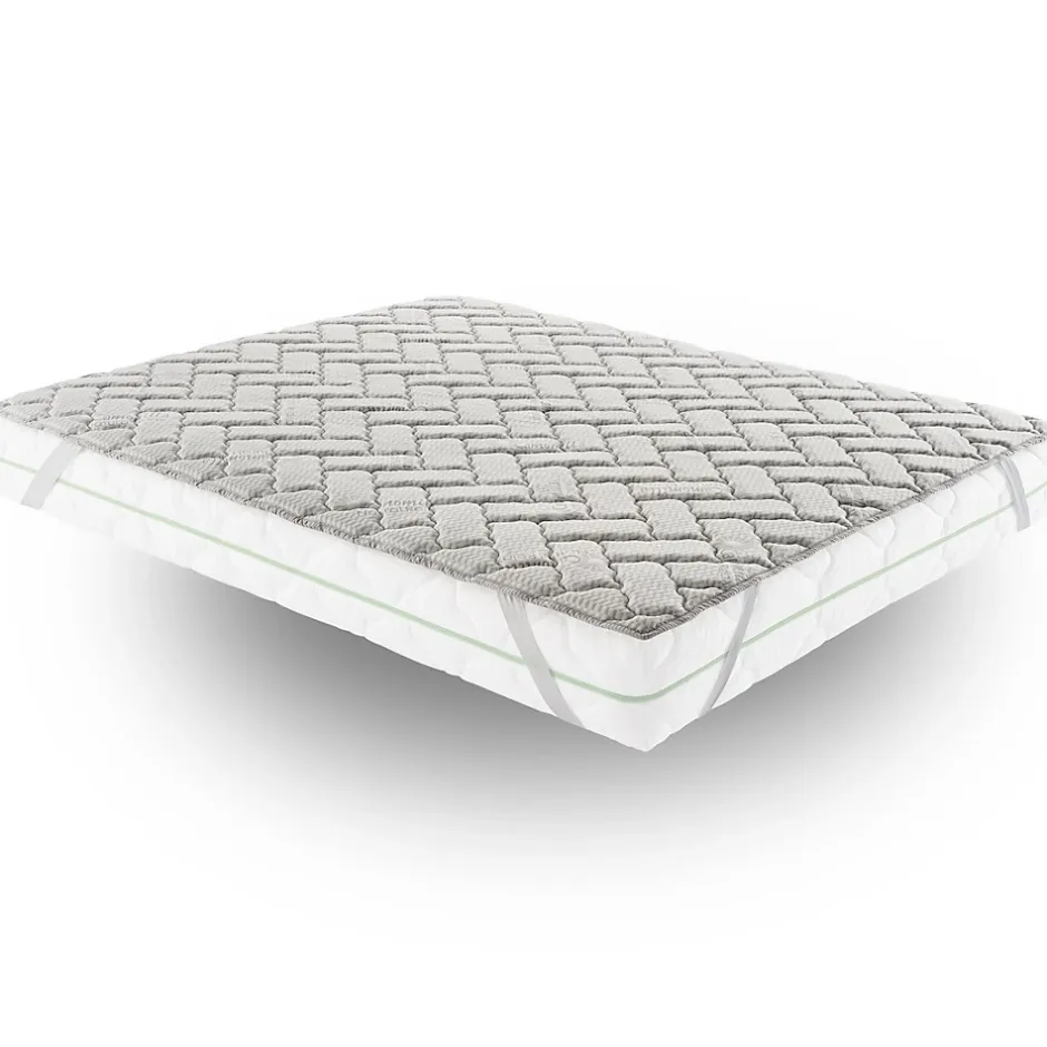 Materassiedoghe Sur-matelas 160x200 - Mousse à Mémoire De Forme De 3 Cm - Revêtement Silver Fresh Clearance