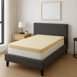 King Of Dreams Surmatelas 80x200 - mousse mémoire de forme - confort optimisé - déhoussable - lavage à 30 - soutien équilibré - 4cm - SUR MATELAS