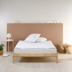 Bleu Calin Surmatelas 140x190 cm Confort Moelleux et Respirant LAVABLE À 95 C Clearance
