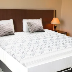 IDMarket Surmatelas 140x190 CM ELIAS mousse mémoire de forme 10 zones