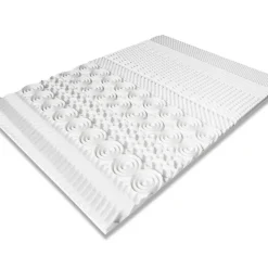 IDMarket Surmatelas 140x190 CM ELIAS mousse mémoire de forme 10 zones