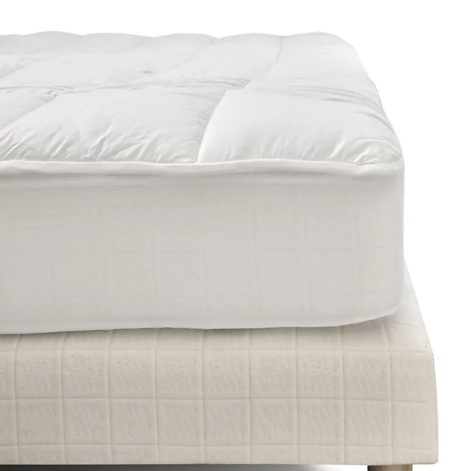 Bleu Calin Surmatelas 160x200 cm SENSATION DUVET Confort Moelleux Enveloppe 100% coton