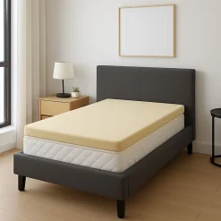 King Of Dreams Surmatelas 90x200 Mousse à Mémoire de Forme - Hauteur 5 cm - Confort Optimal - Soutien Ferme - Usage Quotidien