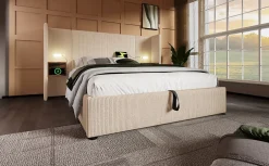 Redom Table basse 50x50,5H cm et 60x36x43,5H cm, ensemble 2 pieces empilable avec plateau MDF blanc Best