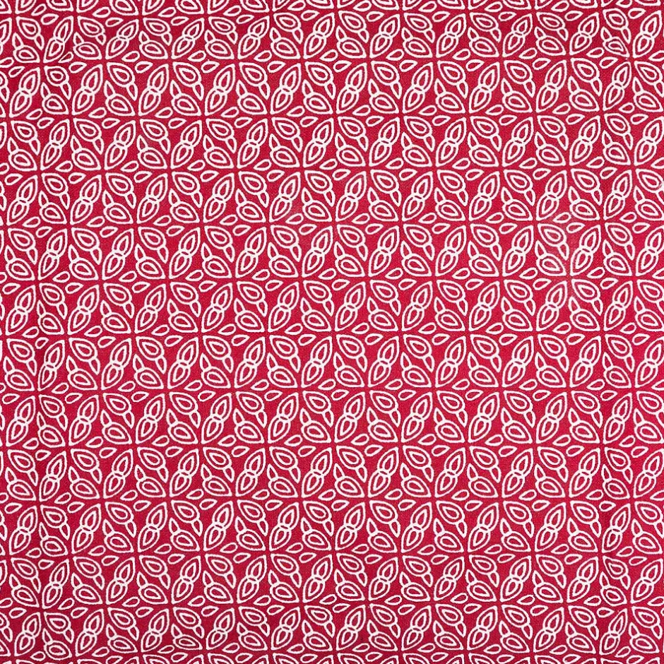 Atmosphera Créateur D'Intérieur Tablier imprimé Olia - rouge - coton 60x80 cm - Atmosphera Clearance