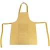 Atmosphera Créateur D'Intérieur Tablier imprimé Paty - jaune ocre - coton 60x80 cm - Atmosphera