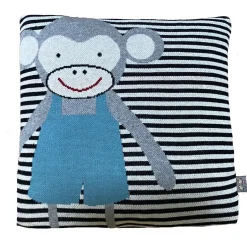 Sevira Kids Taie de coussin en coton biologique SINGE
