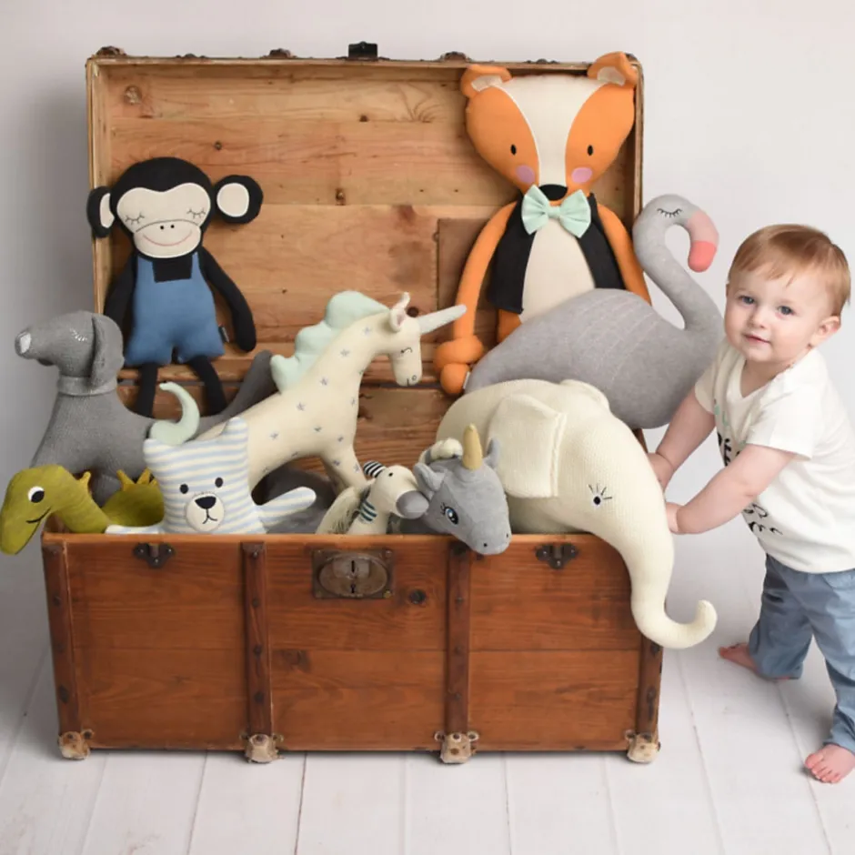 Sevira Kids Taie de coussin en coton biologique SINGE