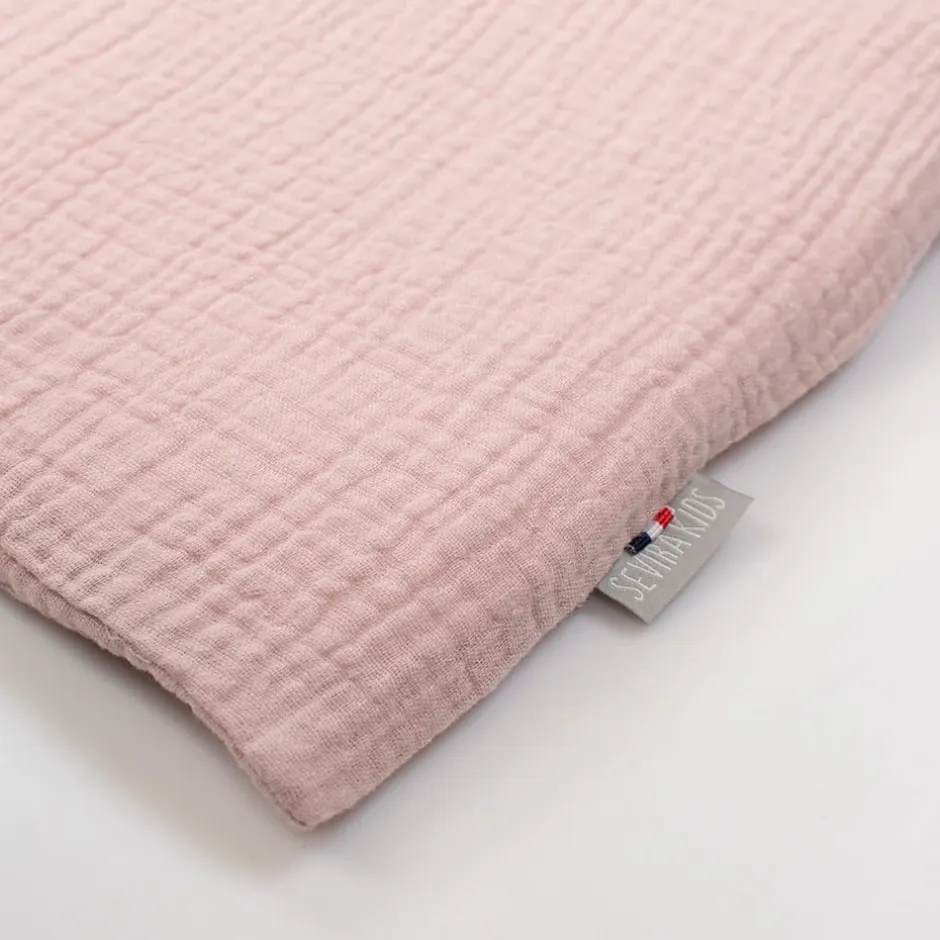 Sevira Kids Taie de coussin modulable avec liens à nouer en gaze de coton Discount