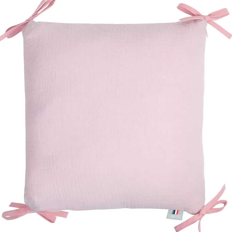 Sevira Kids Taie de coussin modulable avec liens à nouer en gaze de coton Discount