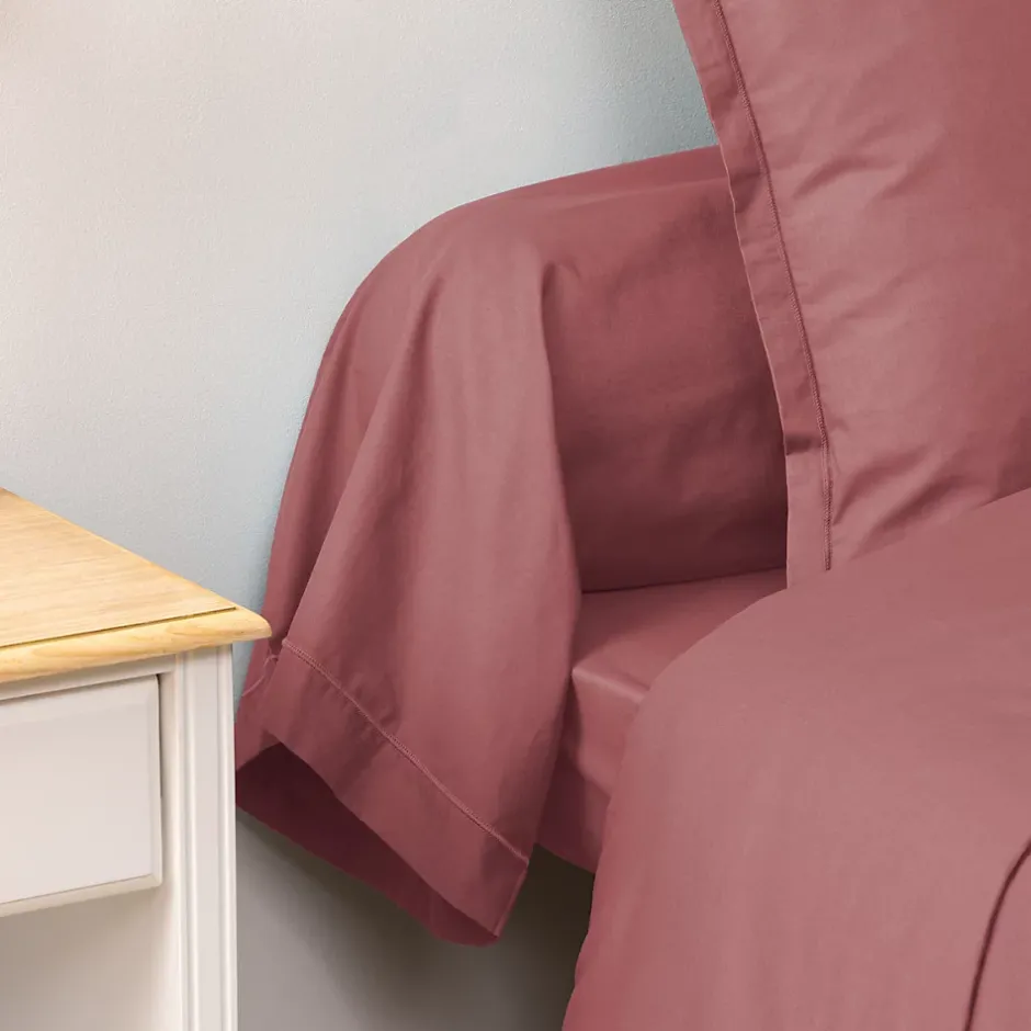 Atmosphera Créateur D'Intérieur Taie de traversin Carina 85x185cm rose blush - Atmosphera New