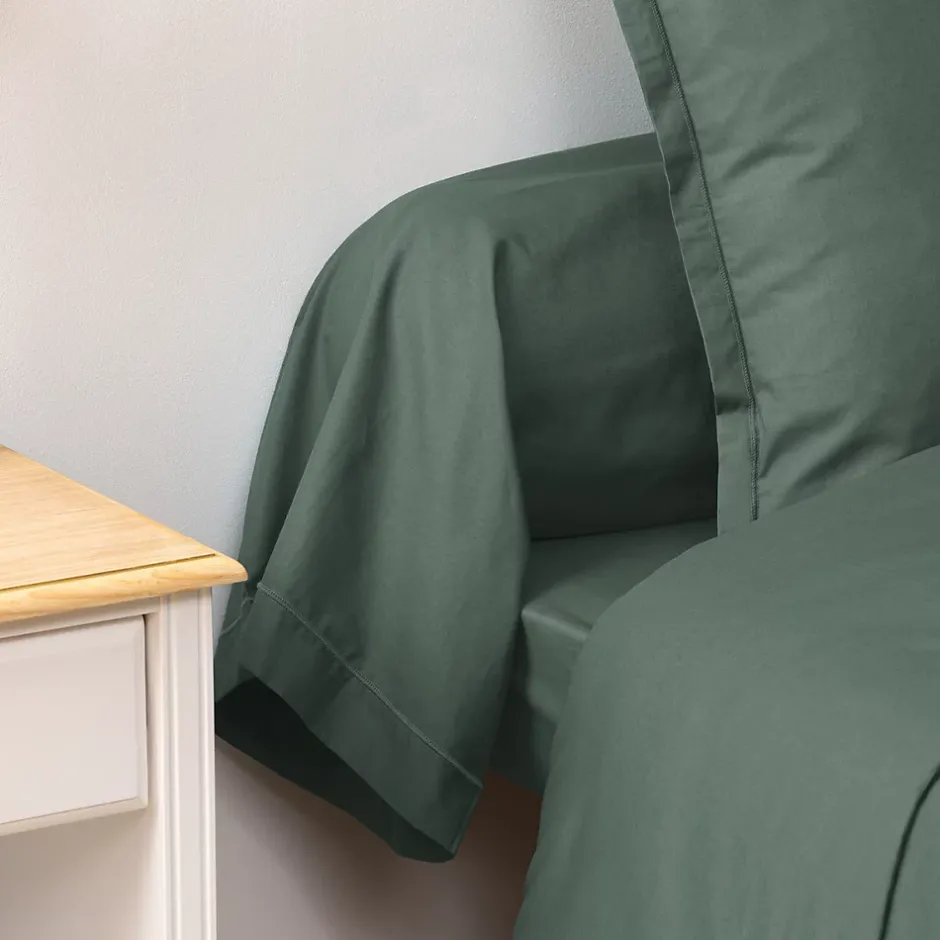 Atmosphera Créateur D'Intérieur Taie de traversin Carina 85x185cm vert céladon - Atmosphera Hot