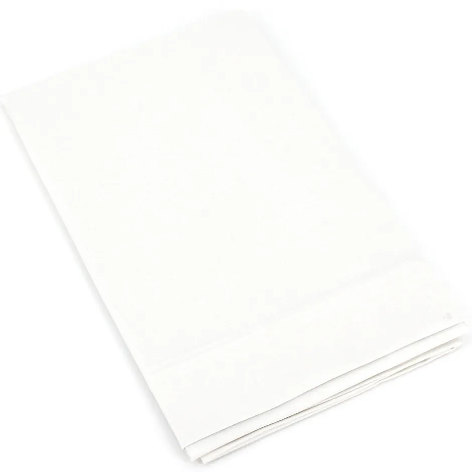Linnea Taie de traversin uni 140x43 cm coton ALTO Blanc